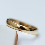 Wedding ring with hidden diamonds