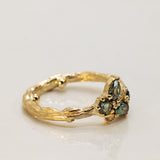 Parti Sapphires and Fancy Diamonds Cluster