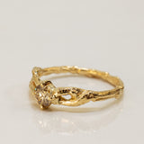 Infinity Branch Ring with Champagne Diamond