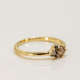 Meteorite and 0.20ct Chamapgne Diamond Duet