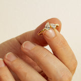 Duo Pear White Diamonds Ring