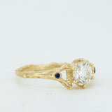 Spreading Branch Ring with Diamond and Sapphires