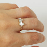 Branch Lab Grown Diamond Ring (Pear & Round)