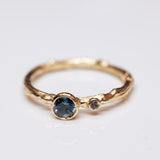 Gentle Sapphires Duet Ring