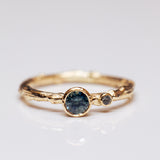 Gentle Sapphires Duet Ring