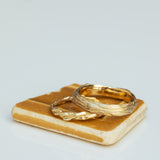 Wedding Ring Set: Twisted Branch and Tree Trunk