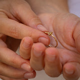 Marquise Orange Diamond Branch Ring