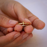 Marquise Orange Diamond Branch Ring