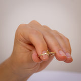 Marquise Orange Diamond Branch Ring