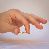 Marquise Orange Diamond Branch Ring