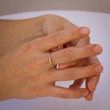 Marquise Orange Diamond Branch Ring