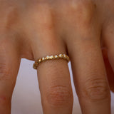 Gold Bubbles Line Band