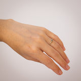 Grey Diamonds Bubble Ring