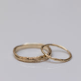 Gentle raw ring & Tree trunk ring