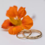 Gentle raw ring & Tree trunk ring