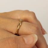Infinity Branch with Champagne Diamond
