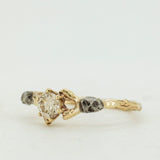 Branch Ring with Champagne Diamond and Meteorites