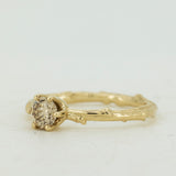Champagne Diamond Branch Ring