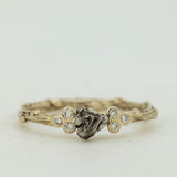 Harmonic Branch Ring with Meteorite and Diamonds