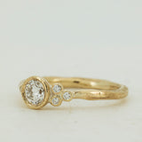 Asymmetric Bezel Sets Lab-Grown Diamonds