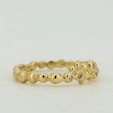 Classic Gold Bubbles Ring