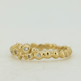 Classic Gold Bubbles Ring