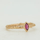Marquise Cut Ruby Branch Ring