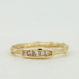 Branch Ring with Square Diamonds Channel