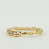 Branch Ring with Square Diamonds Channel