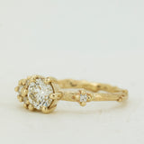 Asymmetric Branch Cluster with White Diamonds