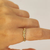 Classic Gold Bubbles Ring