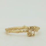 Oval Champagne Diamond on a Branch