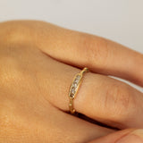 Branch Ring with Square Diamonds Channel