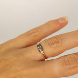 Rectangle Meteorite and Asyemmetric Diamond Set