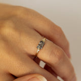 Rectangle Meteorite and Asyemmetric Diamond Set
