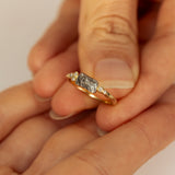 Rectangle Meteorite and Asyemmetric Diamond Set