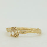 Oval Champagne Diamond on a Branch