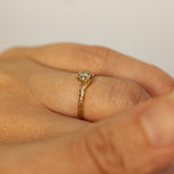 Champagne Diamond Branch Ring