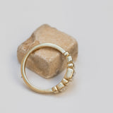 Lab-Grown Baguette Diamond Brick-Pattern Band