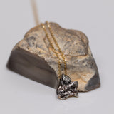Meteorite Necklace in Gold
