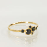 Bubble Cluster Ring with Parti Sapphires
