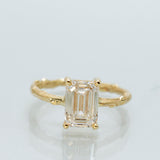 2 carat Emerald-Cut Lab-Grown Diamond Branch Ring