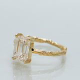 2 carat Emerald-Cut Lab-Grown Diamond Branch Ring