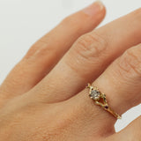 Spreading Branch Ring with Diamond and Rubies