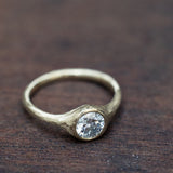 Large Lab Diamond Raw Ring