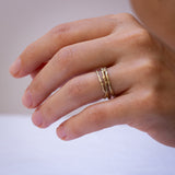 Three Crossed Branches Ring