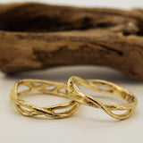 Serpentine branches ring