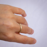 Thick Round Branch Ring