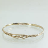 Solid Gold Blooming Branch Bracelet