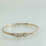 Solid Gold Blooming Branch Bracelet